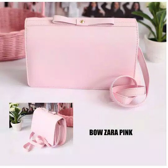 YA 380 - TAS SELEMPANG BOW ZARA PITA / TAS WANITA