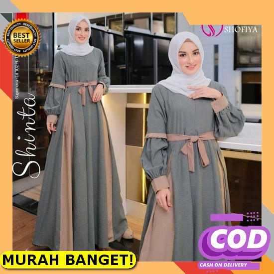 Vz Trand Model Baju Gamis Remaja Terbaru Simpel Kekinian 2022 Tren Terbaru Baju Syari Muslim Hijab B