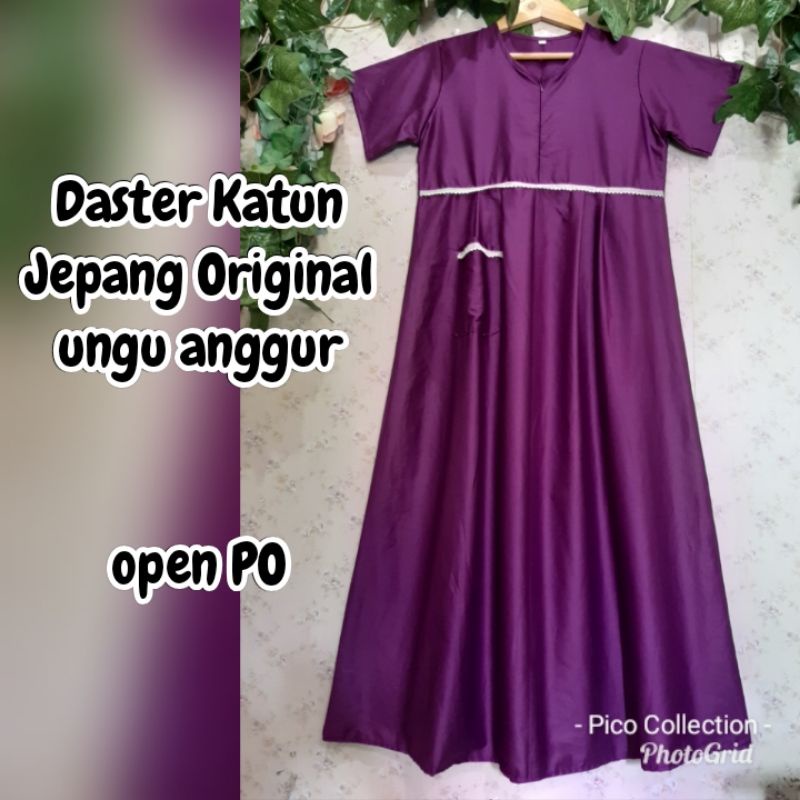 PRE ORDER Daster Homedress Katun Jepang Original Kajep Ori Tokai Polos variasi Renda