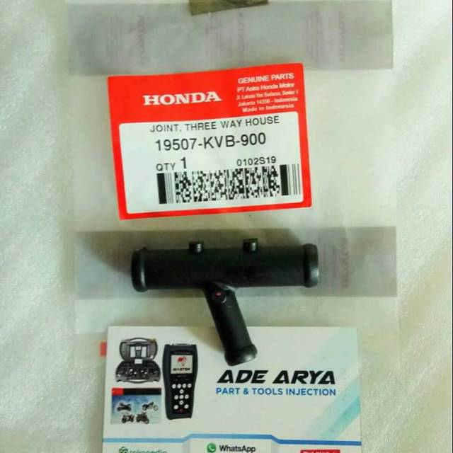 Joint radiator KVB-900 /sambungan selang radiator /T radiator vario 110 original