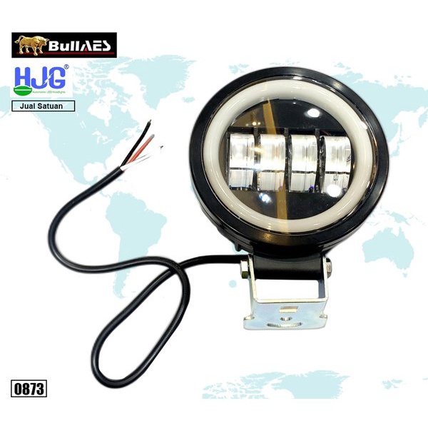 Lampu Tembak K40 sorot Cut off 40 Watt Angel Eye Merk HJG