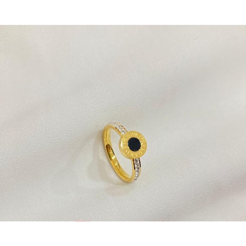 Cincin titanium BG anti karat gold