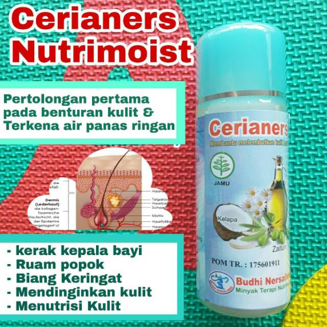Jual Cerianers Nutrimoist Minyak Kerak Kepala Bayi Ruam Popok Biangkeringat Baby Spa Pijat Indonesia Shopee Indonesia