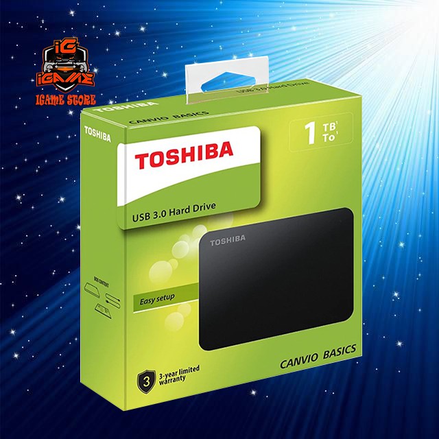 Ready Lagi Agan Hardisk External Toshiba 1TB Canvio Basics USB 3.0