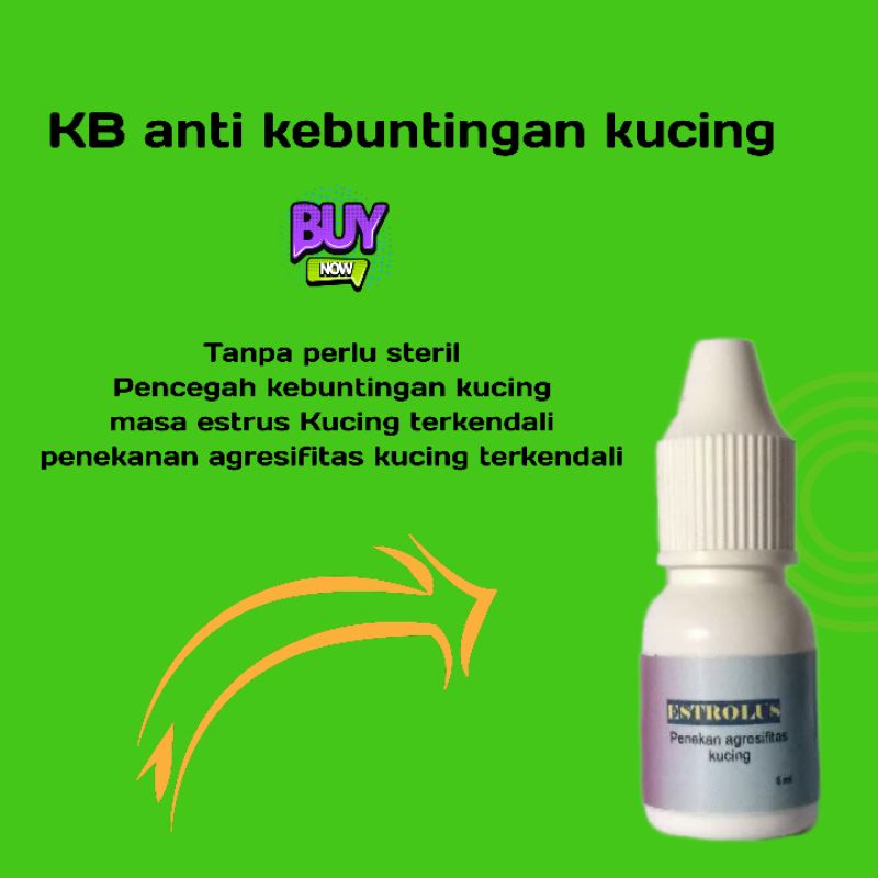 Estrolus KB anti kebuntingan kucing, KB Kucing khusus kucing