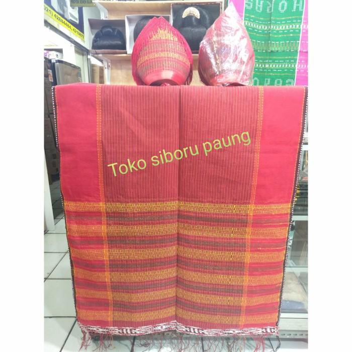 Clothes Ulos Batak Ragihotang Merah