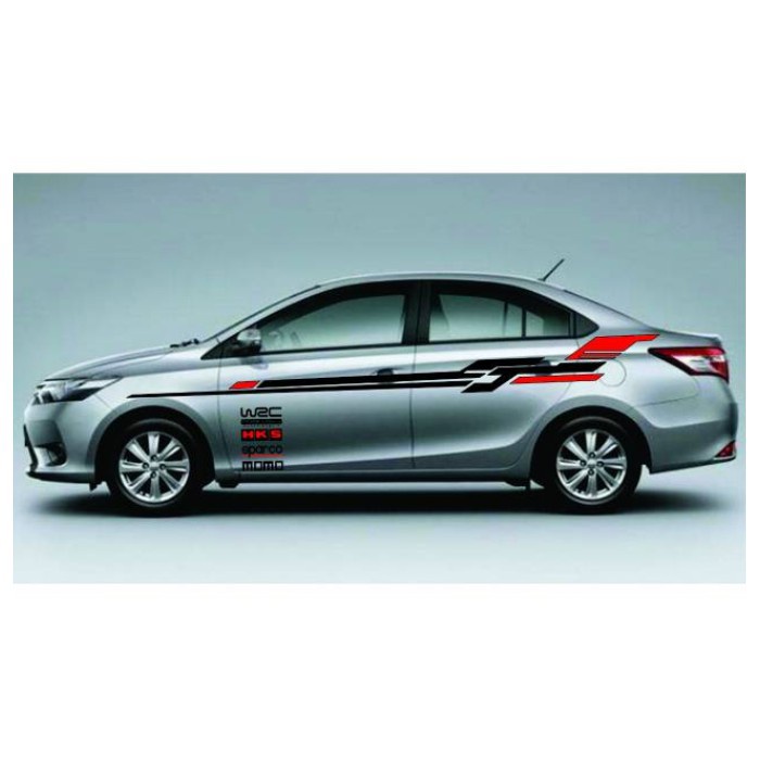 Stiker Mobil Sedan Corolla Vios Stiker Cutting Triball Terlaris KEREN