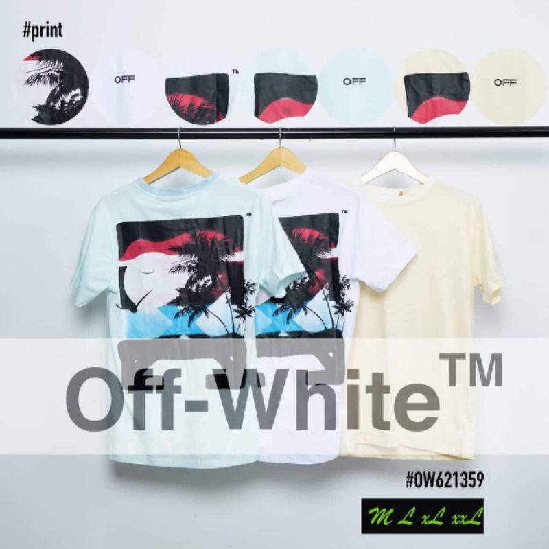 kaos distro off white premium import