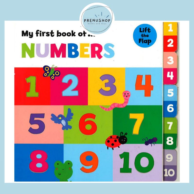 Lift-the-Flap Tab Board Book: My First Book of Numbers