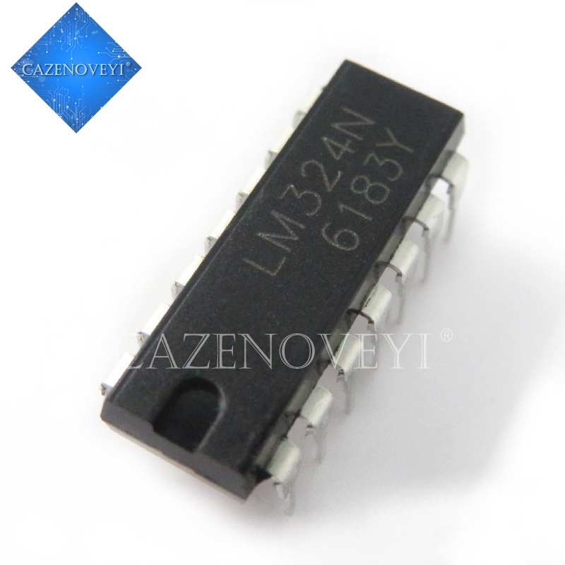 10pcs / Lot Lm324N Lm324 Dip-14 Low Operational Amplifiers