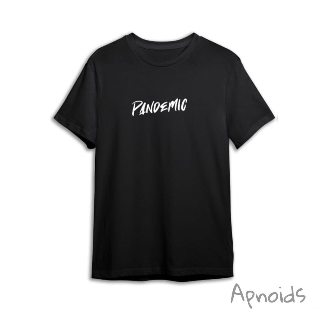 Kaos Pandemic/Kaos Kasual Unisex / Pakaian Dewasa Pria Wanita Super Premium/ T- Shirt Pria keren Lengan Pendek/ Kaos Oblong Pria Murah