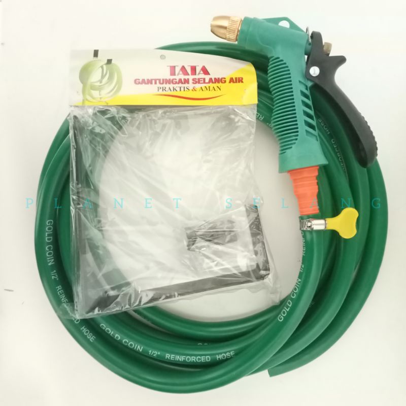 Selang Air 30 Meter 1/2 Inch Tebal 2 MM Paket Selang Air Anti Tekuk