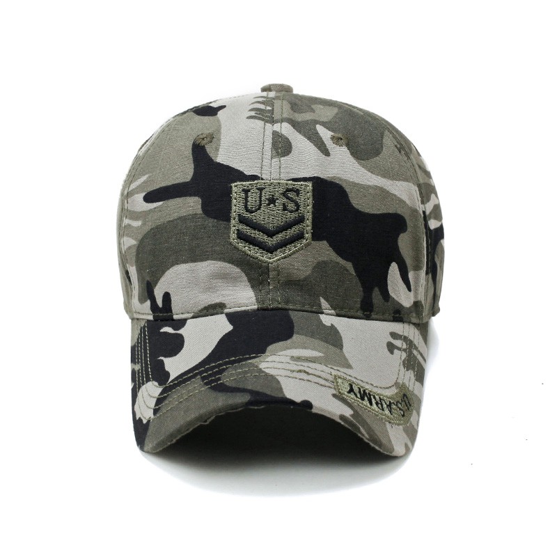 NEXTSTOP-060 Tentara Kamuflase Pria Outdoor Topi Baseball