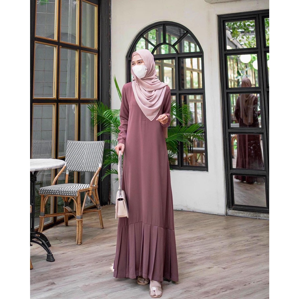 (MSB) GAMIS SUHAYLA TALI BUSUI WANITA DRESS WOLFIS PREMIUM