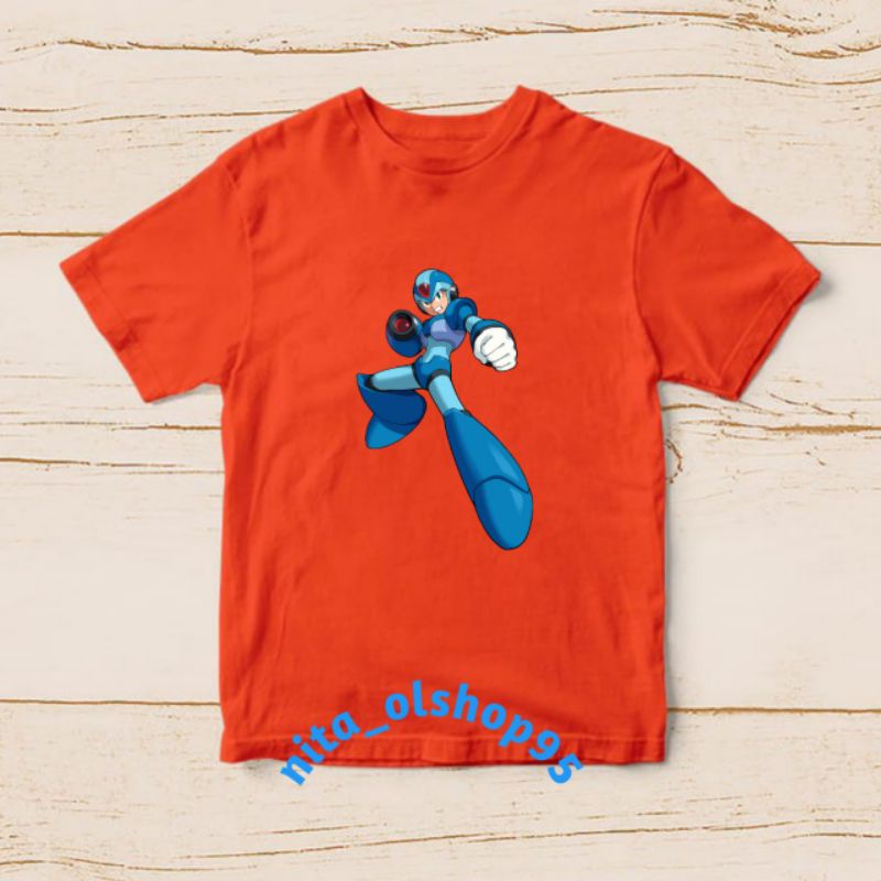 baju anak megaman / kaos anak karakter mega man