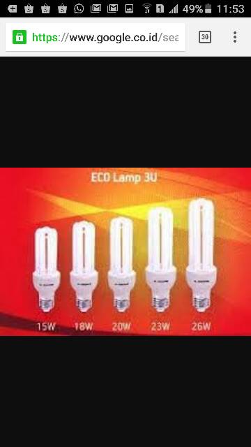 Shinyoku Lampu Hemat Energy Ecolamp 20w 20 watt 20watt MURAHHH