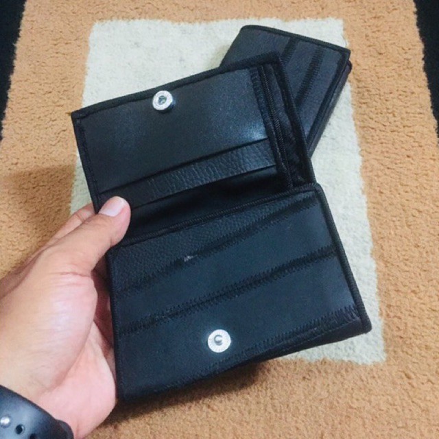 [AHLMN] Dompet asli Indonesia, model sambung siksak bahan kulit. SL3 #dompet #dompetpria