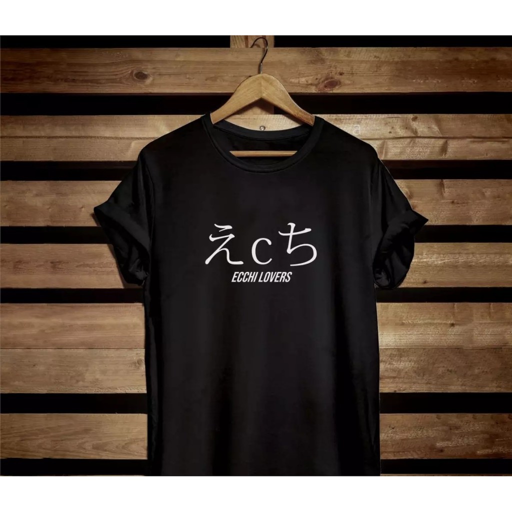 TOKO KAOSKU-KAOS ECCHI LOVERS KANJI (MERAH, HITAM, NAVY)- KAOS CASUAL-KAOS TRENDI-KAOS KEKINIAN