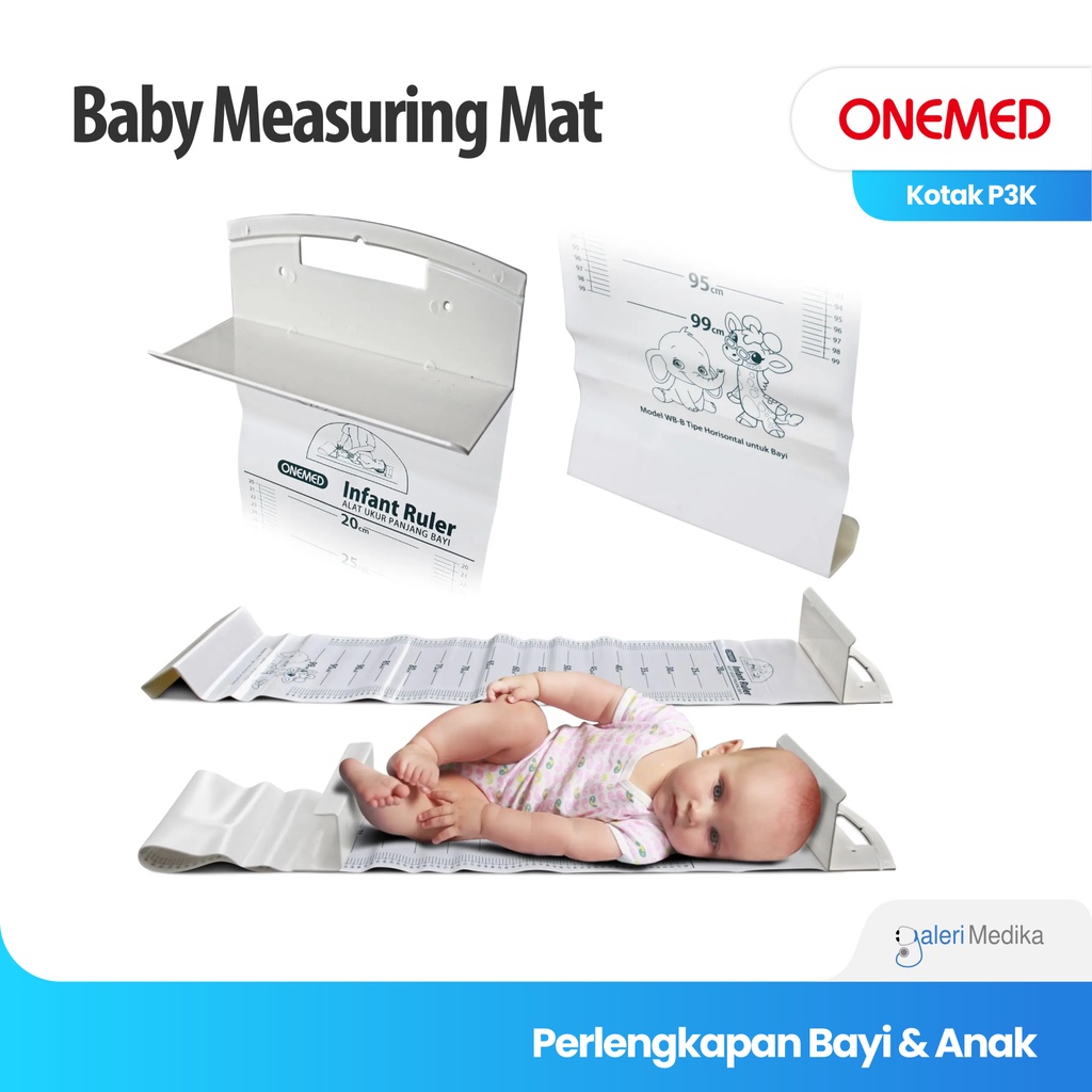 Onemed Infant Ruler Alat Ukur Tinggi Badan Bayi / Onemed Baby Measuring Mats