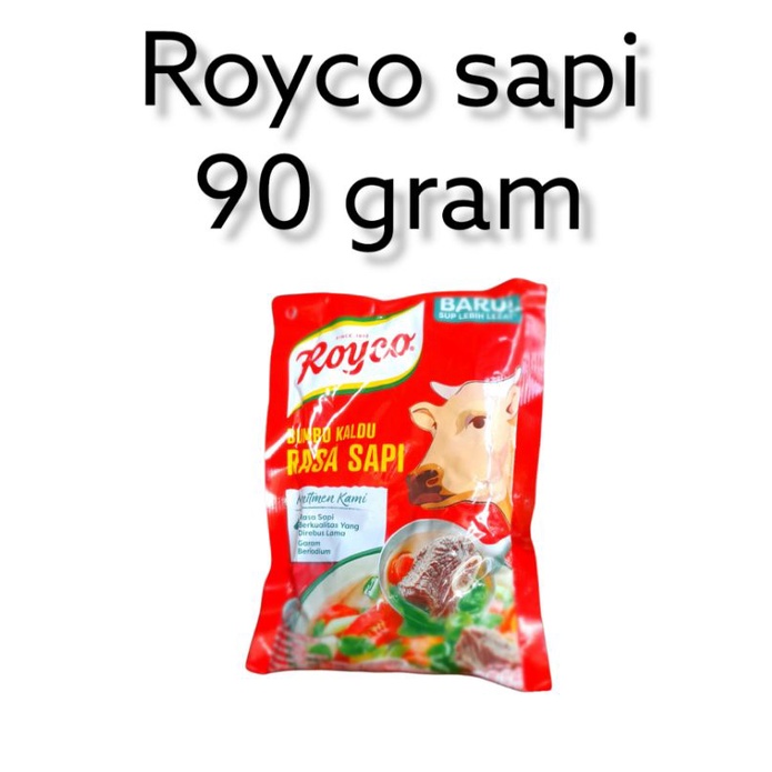 

Royco sapi 90 gram, kaldu sapi serbaguna