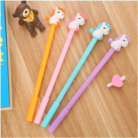 

(1pcs) Bolpen / Pulpen / Pena Gel Lucu Karakter Kuda Ponny / Unicorn