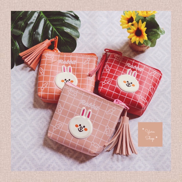 Dompet Koin Motif Kelinci | Rabbit Coin Wallet | Yurashop