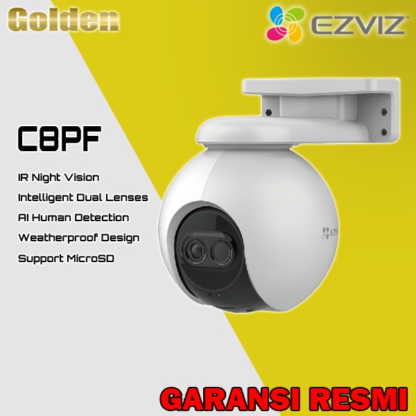 EZVIZ C8PF 1080P Dual-Lens Outdoor WiFi IP Camera IPCAM Resmi