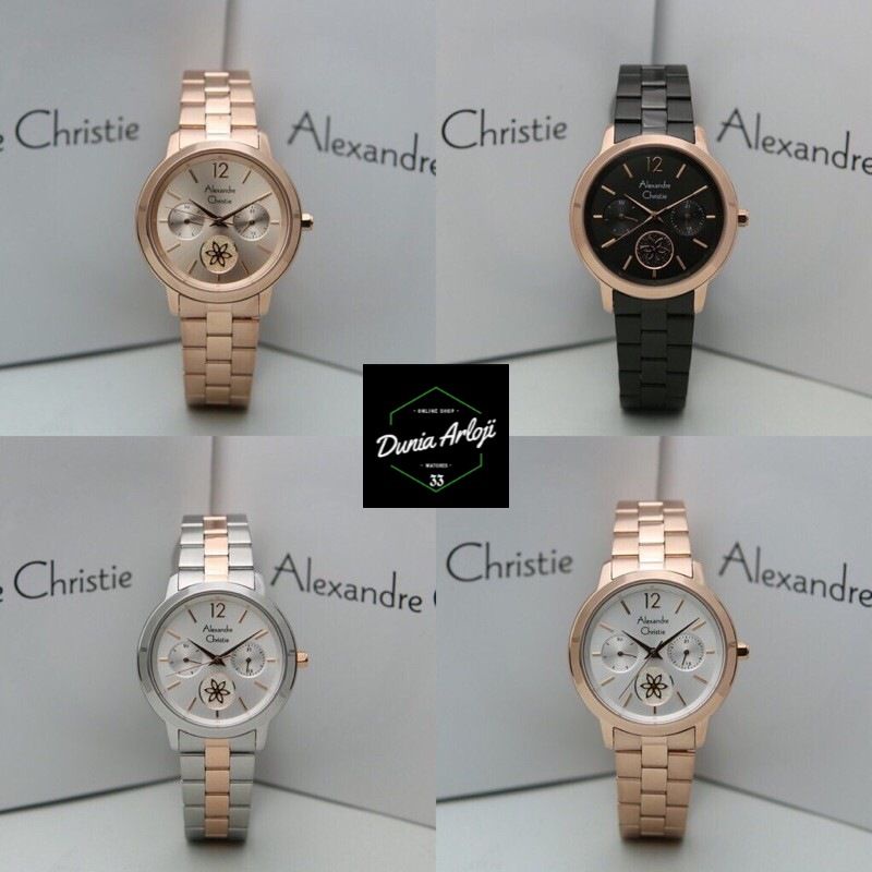 JAM TANGAN WANITA ALEXANDRE CHRISTIE ORIGINAL AC. 2888BF
