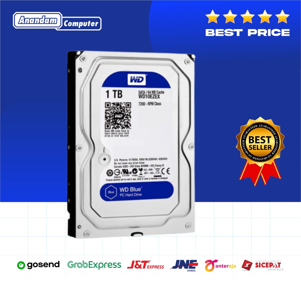 WD Blue PC Desktop Hard Drive PC 1TB