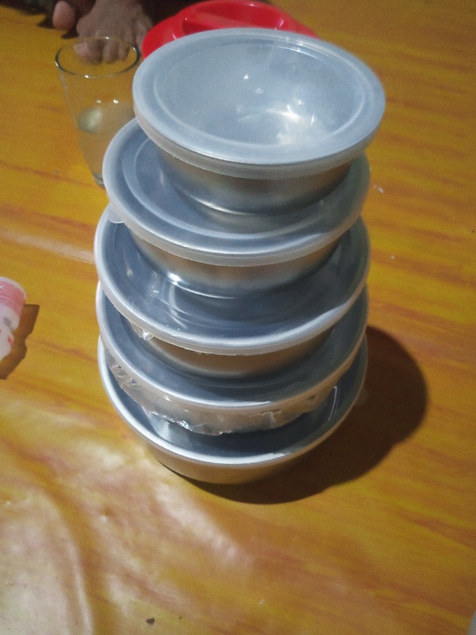 Panci Susun 5 Stenless Beranak Box Biru