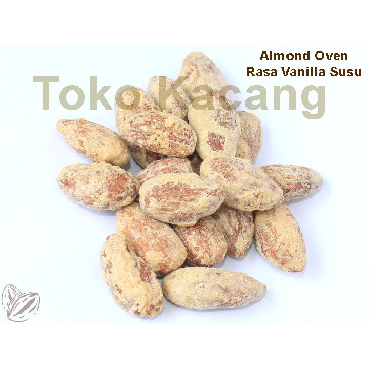 

Kacang Almond Rasa Vanila Susu 250gr