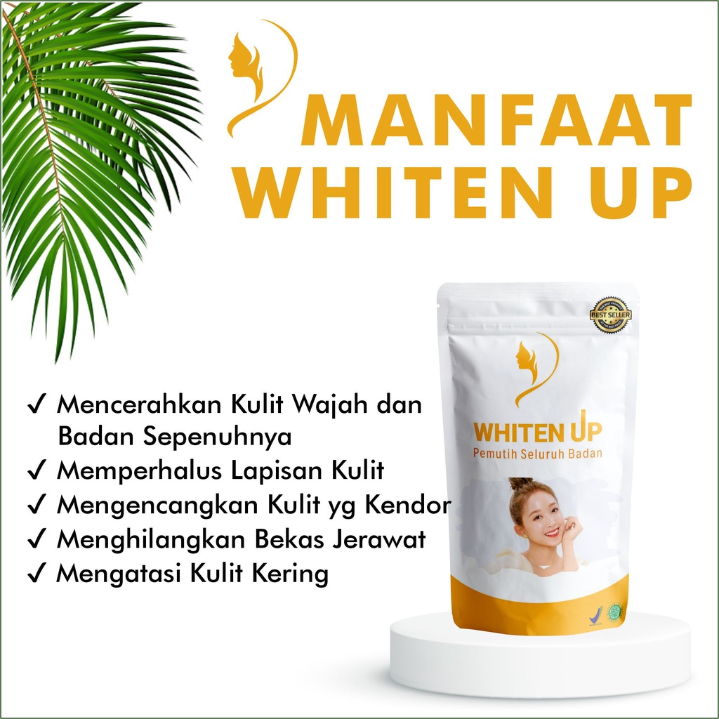 COD WhitenUp Pemutih Kulit Seluruh Tubuh dan Wajah Vitagel Pemutih Badan Collagen BPOM