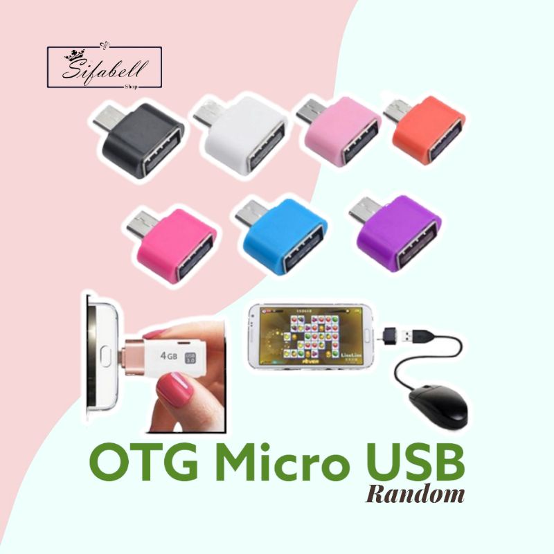 OTG MINI V8 PERSEGI Micro USB Port Konektor USB Female to Micro USB Male CONNECTOR