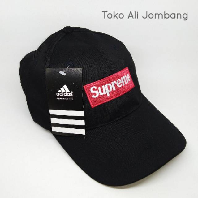 HARGA MERDEKA Topi Supreme Hitam