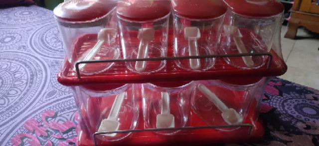 Kitchen Set Rak Dapur Tempat Bumbu Crystal Transparant Nagata 757