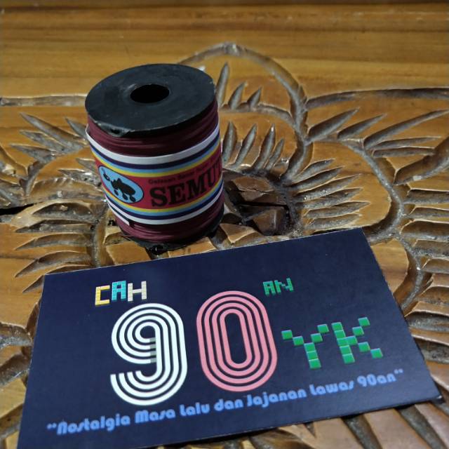 Senar Layangan GELASAN Merk SEMUT Cap Cangklong Gulungan KECIL benang PENDEK. Kites Line. MURAH