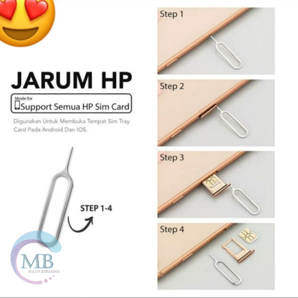 JARUM SIM CARD - JARUM KARTU - TUSUKAN SIM CARD - JARUM HP ISI 10PCS MB3061