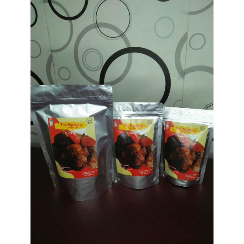 

paket rendang ayam hemat 3 pcs ukuran (1 kg - 500gr - 250gr)
