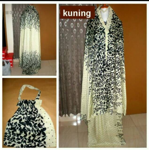 Mukena bali melati rayon platinum