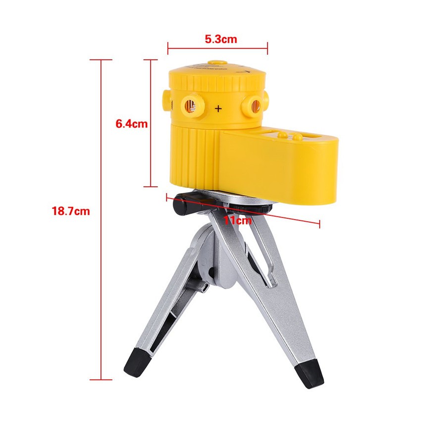 Laser Leveler Siku Laser Waterpass Kaki Tripod Siku Tukang Laser Level Siku Bangunan Ukur LV06 LV 06