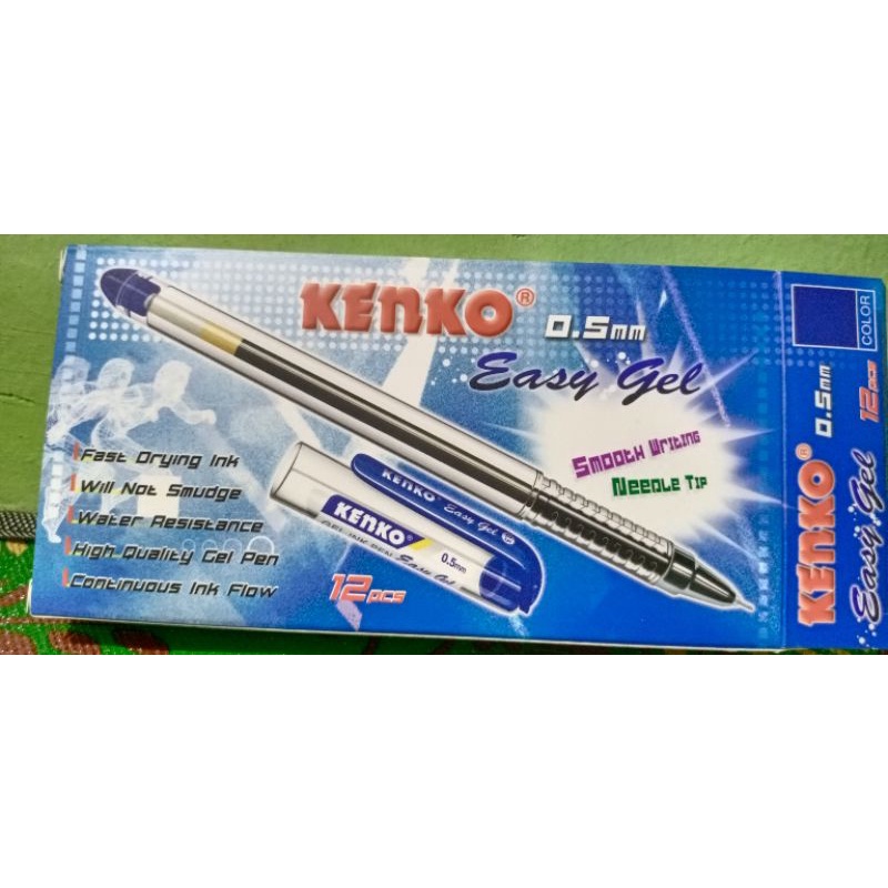 

Pulpen Gel Kenko (1Pcs) Warna Biru