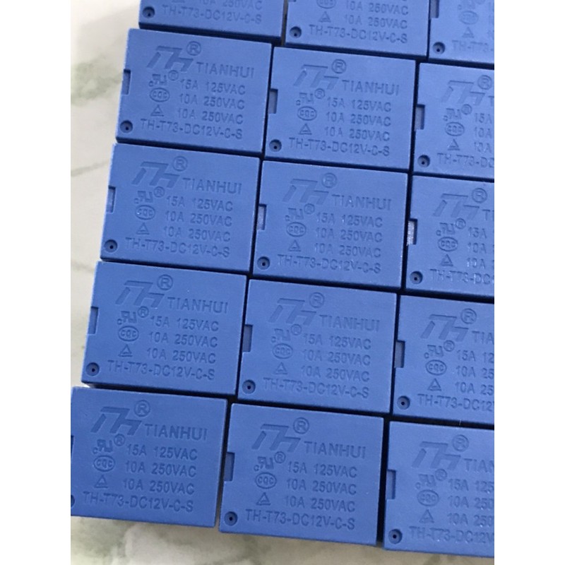 Rilay Relay 12V 5Kaki / Pin Biru