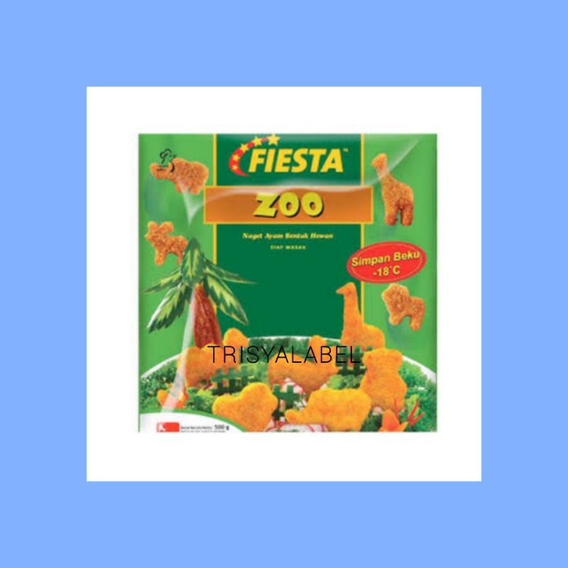 

500gr Nugget Zoo Fiesta | Frozen Food | TRISYALABEL