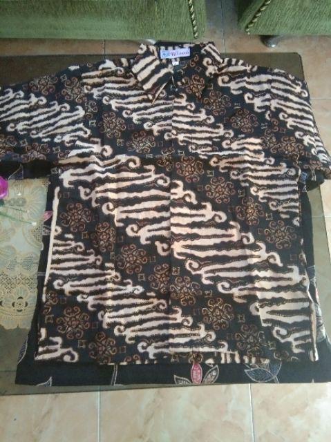 Kemeja Batik Anak Motif Parang Coklat