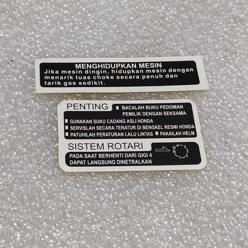 Stiker sticker pelengkap stripping Striping Batok Honda karisma X 125 supra fit s Model ori original