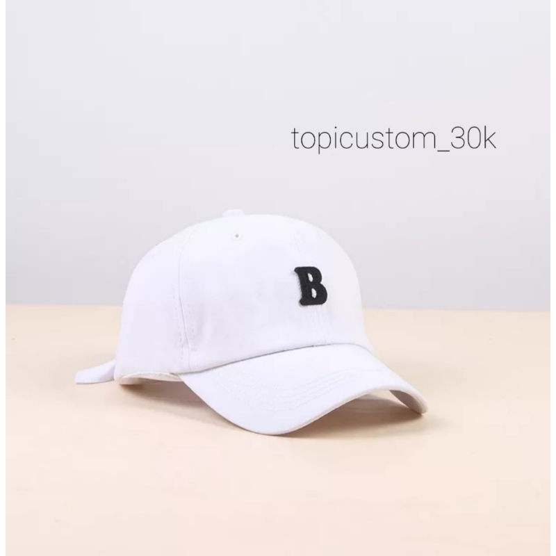 Jual Topi Baseball Caps Huruf B Premium Quality | Shopee Indonesia