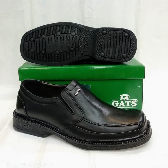 sepatu pantofel gats rf 8007 black by gats original