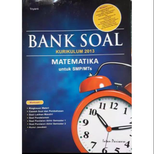 Bank Soal Matematika Smp K13 Intan Pariwara Kertas Hvs 608