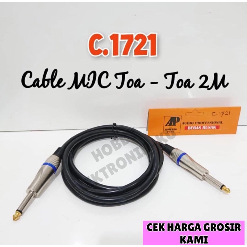 CABLE CONNECT MIC TOA - TOA 2METER BEETSTER