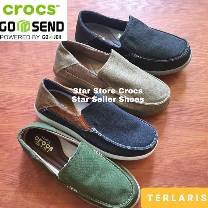 Sepatu Crocs Santa Cruz Deluxe Sepatu Crocs Pria Noveastyle